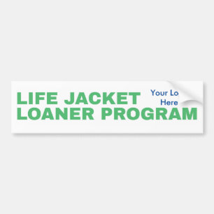 Adesivo Para Carro Etiqueta do Loaner da jaqueta de vida
