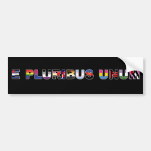 Adesivo Para Carro Etiqueta do orgulho de E Pluribus Unum