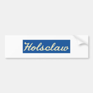 Adesivo Para Carro Etiqueta do pára-choque de Holsclaw