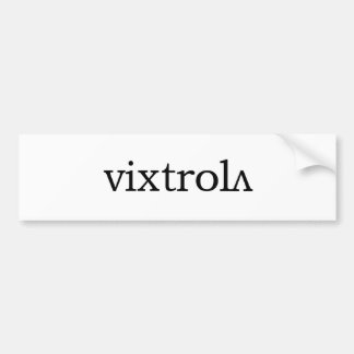 Adesivo Para Carro etiqueta do vixtrola