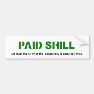 Adesivo Para Carro Etiqueta paga do Shill