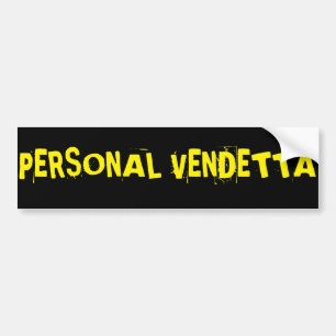Adesivo Para Carro Etiqueta pessoal da vingança….