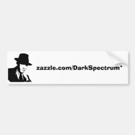 Adesivo Para Carro Etiqueta "zazzle.com/DarkSpectrum* " do logotipo