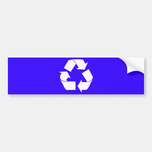 Adesivo Para Carro Etiquetas do reciclagem com símbolo do reciclar