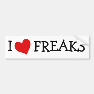 Adesivo Para Carro Eu Adoro Freaks