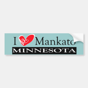 Adesivo Para Carro Eu Adoro Mankato Minnesota