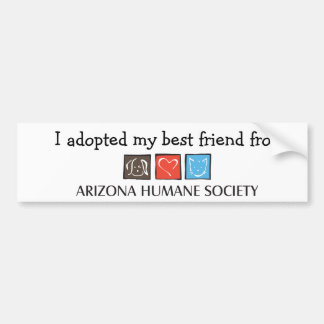 Adesivo Para Carro Eu adotei meu autocolante no vidro traseiro do