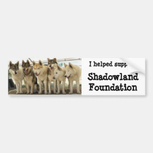 Adesivo Para Carro Eu ajudei a fundação de Shadowland do apoio