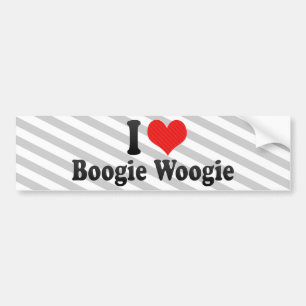 Adesivo Para Carro Eu amo a dança Woogie