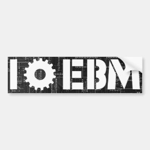 Adesivo Para Carro Eu amo a engrenagem do conselho de circuito de EBM
