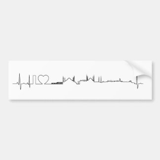 Adesivo Para Carro Eu amo a lembrança de Istambul (estilo do ecg)