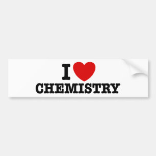 Adesivo Para Carro Eu amo a química