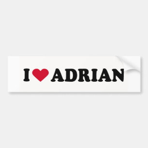 ADESIVO PARA CARRO EU AMO ADRIAN