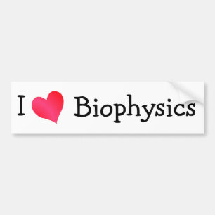 Adesivo Para Carro Eu Amo Biofísica