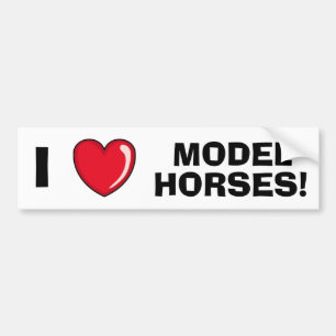 Adesivo Para Carro Eu Amo Cavalos Modelo