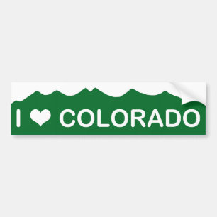 ADESIVO PARA CARRO EU AMO COLORADO