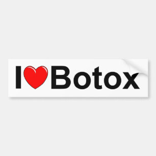 Adesivo Para Carro Eu amo (coração) Botox