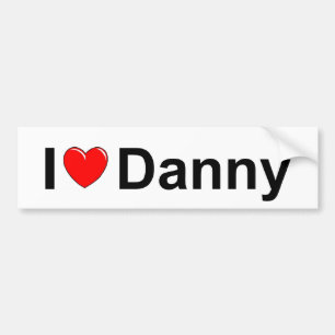Adesivo Para Carro Eu amo (coração) Danny