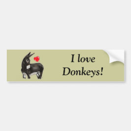 Adesivo Para Carro Eu Amo Donkeys Demure Donkey