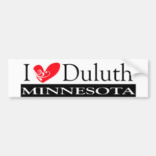 Adesivo Para Carro Eu Amo Duluth Minnesota