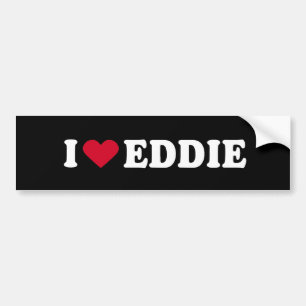 ADESIVO PARA CARRO EU AMO EDDIE