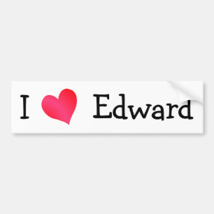Adesivo Para Carro Eu amo Edward