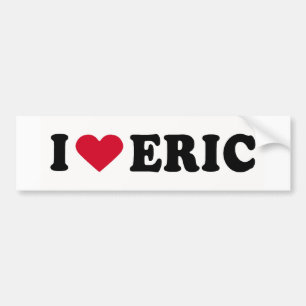 ADESIVO PARA CARRO EU AMO ERIC