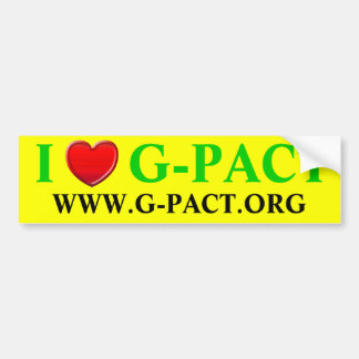 Adesivo Para Carro Eu amo G-PACT.org