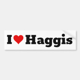 Adesivo Para Carro Eu Amo Haggis