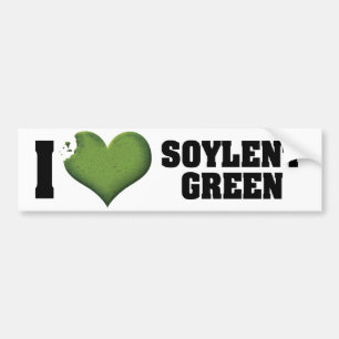 Adesivo Para Carro Eu Amo Heart Soylent Green