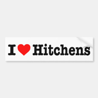 ADESIVO PARA CARRO "EU AMO HITCHENS "