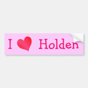Adesivo Para Carro Eu Amo Holden