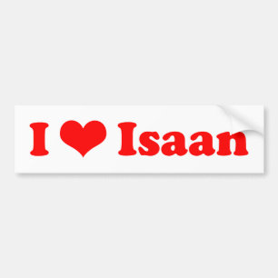Adesivo Para Carro Eu Amo Isaan