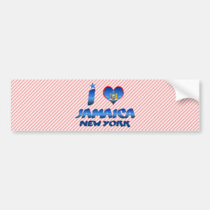 Adesivo Para Carro Eu amo Jamaica, New York