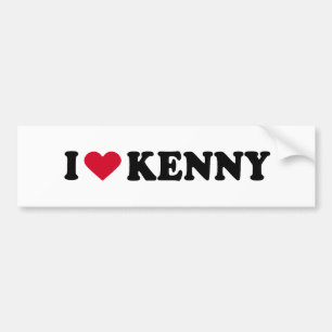 ADESIVO PARA CARRO EU AMO KENNY