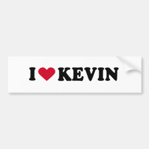 ADESIVO PARA CARRO EU AMO KEVIN