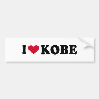 ADESIVO PARA CARRO EU AMO KOBE