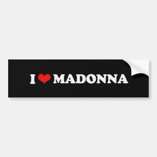 ADESIVO PARA CARRO EU AMO MADONNA