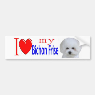Adesivo Para Carro Eu amo meu afro 3 do bichon