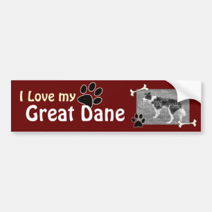 Adesivo Para Carro Eu amo meu autocolante no vidro traseiro de great