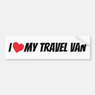 Adesivo Para Carro Eu Amo Meu Coração Viagem Van Love