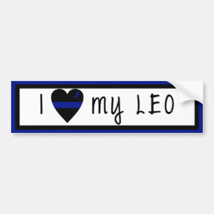 Adesivo Para Carro Eu amo meu LEO