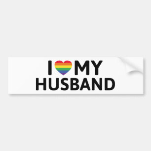 Adesivo Para Carro Eu Amo Meu Marido