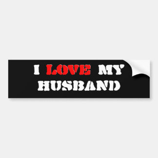 Adesivo Para Carro Eu amo meu marido
