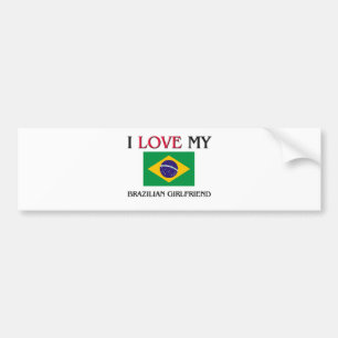 Adesivo Para Carro Eu amo meu namorada brasileiro
