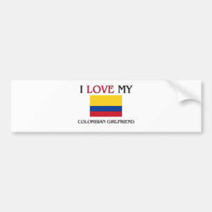 Adesivo Para Carro Eu amo meu namorada colombiano