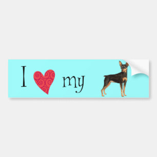 Adesivo Para Carro Eu amo meu Pin do minuto