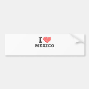 Adesivo Para Carro Eu amo México