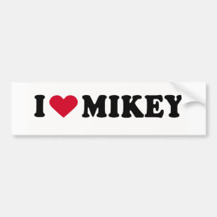ADESIVO PARA CARRO EU AMO MIKEY