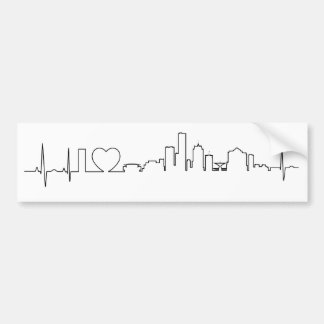 Adesivo Para Carro Eu amo Milwaukee em um estilo extraordinário do